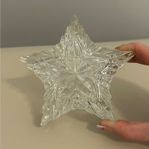 Glass Star Trinket Box